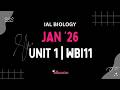 Full Jan '26 Biology U1 Walkthrough | Inside the Mind of a Country Highest Achiever