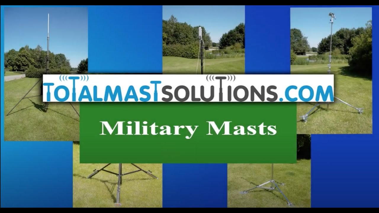 Military Mast Set Up Total Mast Solutions YouTube