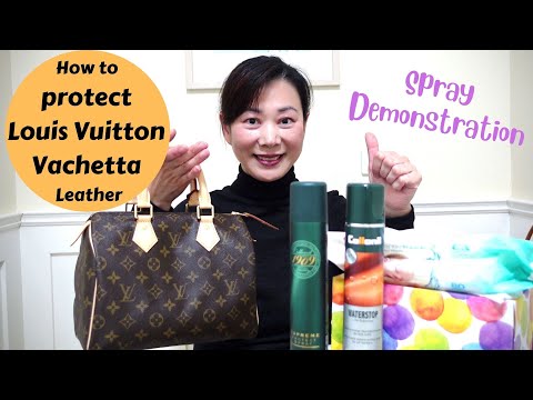 How to protect Vachetta on LOUIS VUITTON Speedy - Collonil leather