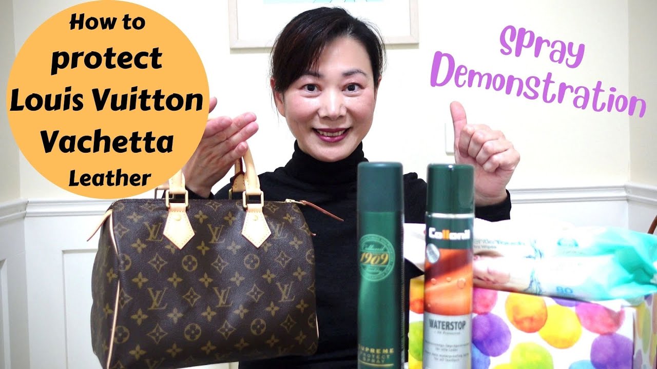 How to protect Vachetta on LOUIS VUITTON Speedy - Collonil leather