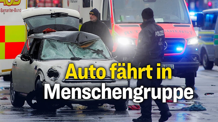 München: Auto fährt in Menschenmenge – 28 Verletzte – Täter 24-jähriger Afghane