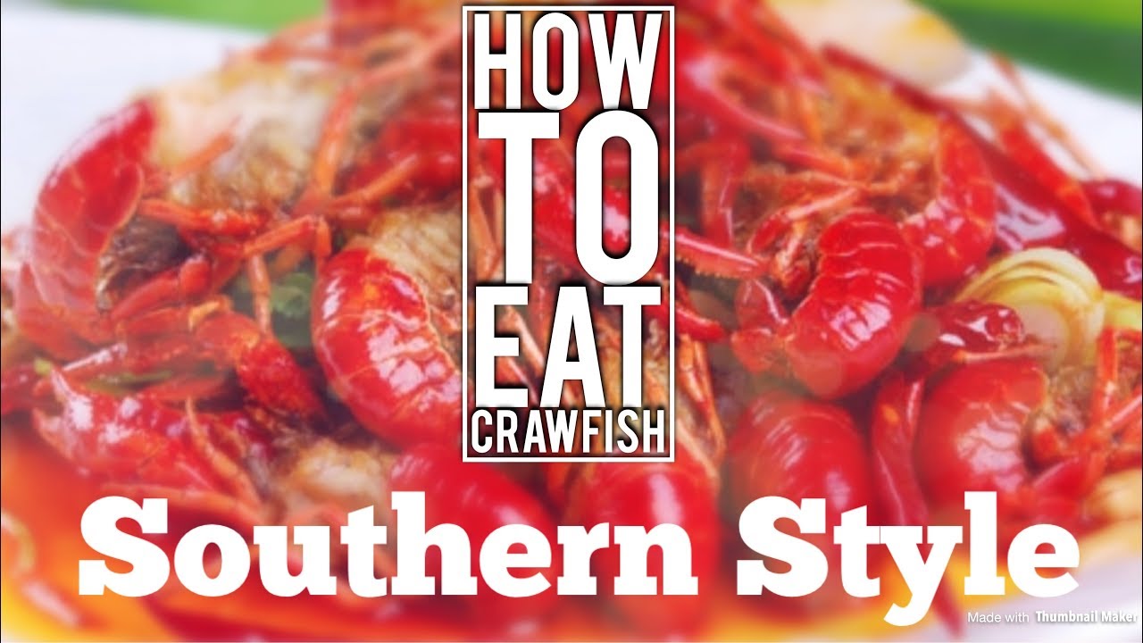 How to Eat Crawfish - YouTube