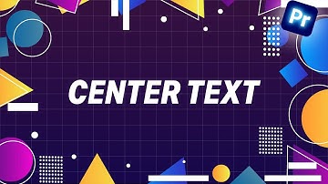How to Center Align Text in Adobe Premiere Pro 2025 | Easy Tutorial