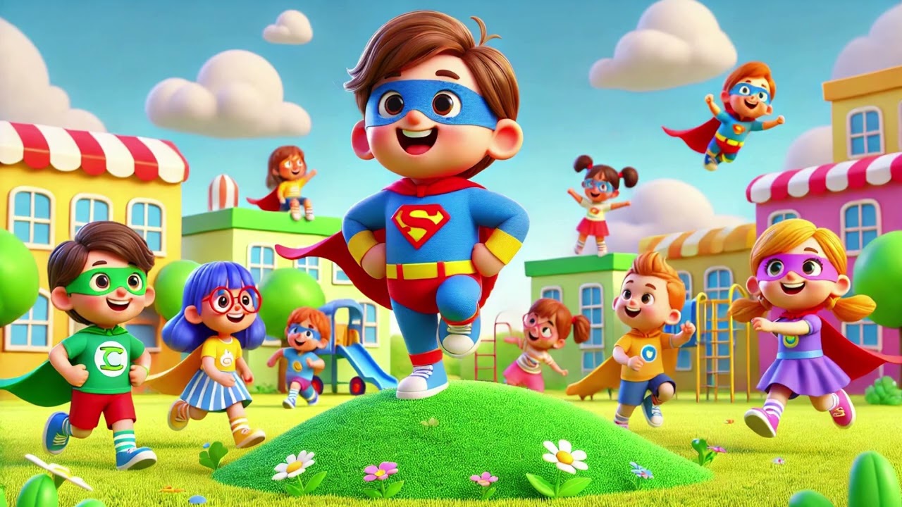 🦸‍♀️✨ My Little Superhero Cape – Fly High with Kindness! 🌈💫|Nursery Rhymes & Kids Songs