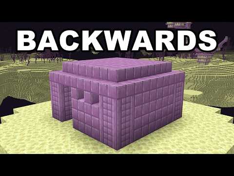I Tried Beating Minecraft Backwards thumbnail