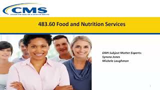 Food and Nutrition Services- CMS Training Video screenshot 5