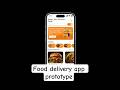 food delivery app design📲#figma #prototype #fyp #tools #uiux #uiuxdesign #figmaprototype #shorts #ui