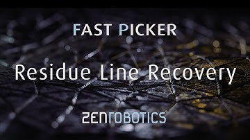 ZenRobotics FAST PICKER recovering HDPE, PET and Beverage Cartons out of residue stream