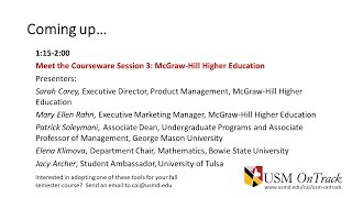 McGraw-Hill Higher Education Presentation: Adaptive Tools for High-enrollment Online Courses