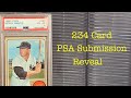 234 Card PSA Submission Reveal - Vintage Overload!