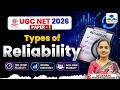 Types of Reliability | UGC NET Paper 1 | NET JRF June Exam | UGC NET Paper 1 Research by Nutan Ma’am