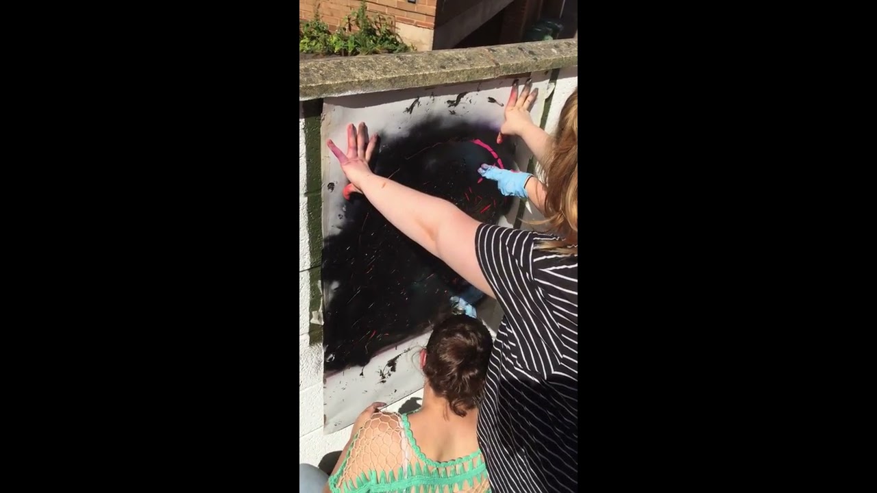 Painting Saint Sidwella -  Apprenticeship 2016