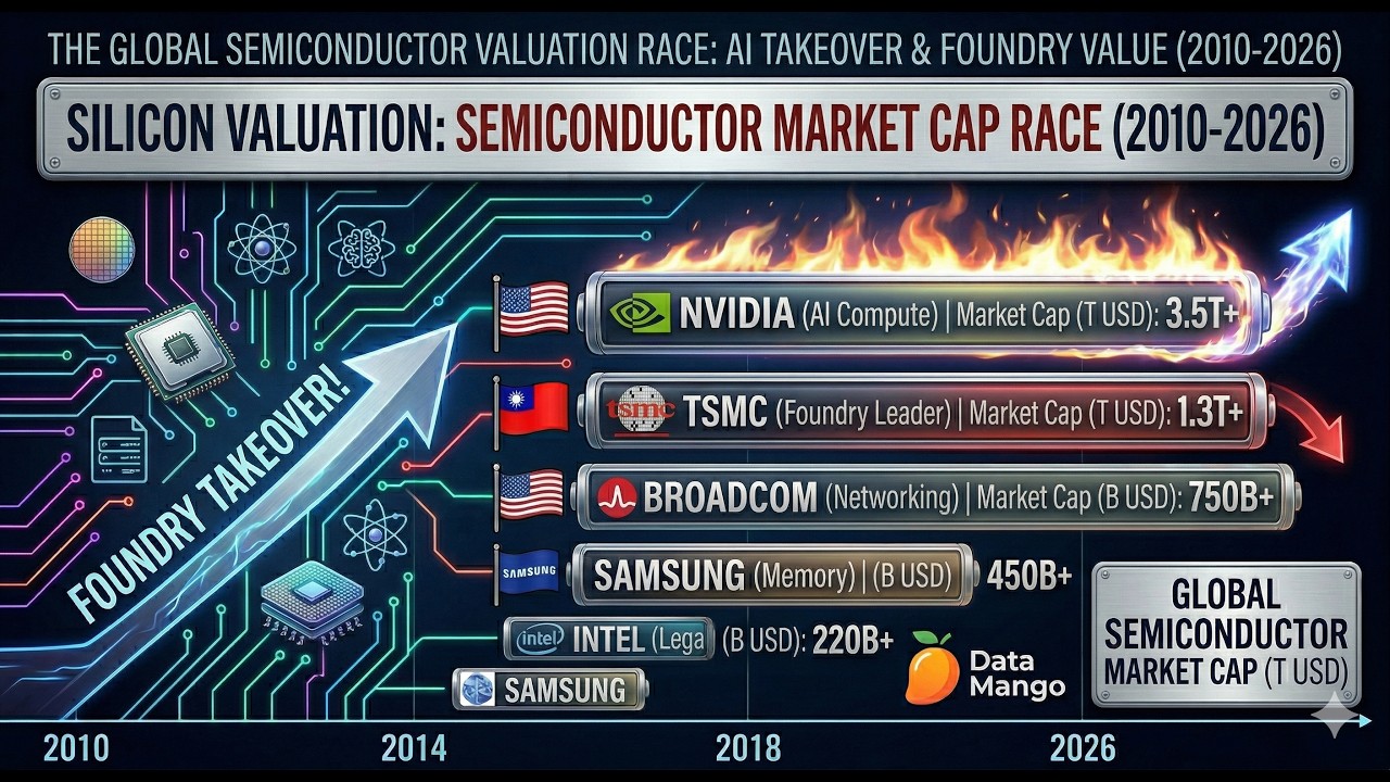 Semiconductor Race (2010-2026) | China vs US vs Taiwan - YouTube