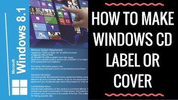 How to Make Windows CD Label or any Software Cover using CorelDraw