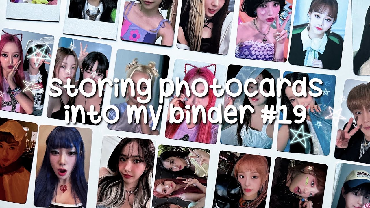 storing photocards #19!! nct, le sserafim, twice, & more!
