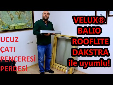 Video: VELUX çatı Pencereleri Için Yeni Perde Koleksiyonu