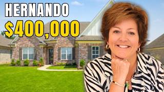 Hernando MS Homes for Sale | $400,000 Tour | 5 Bedrooms | Neighborhood Park