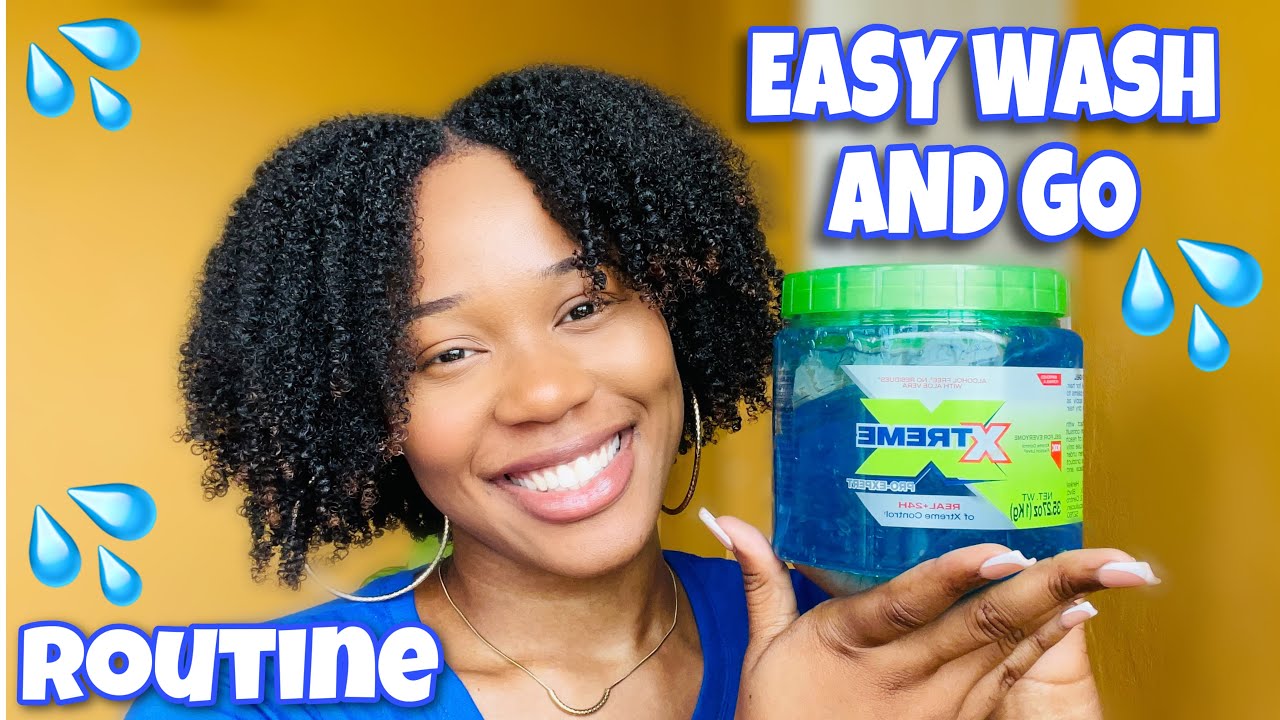 MY EASY WASH AND GO ROUTINE WITH WETLINE XTREME GEL FOR TYPE 4