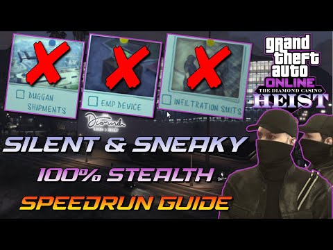 How to Speedrun Silent & Sneaky 100% Stealth Guide NO Secondary Preps!