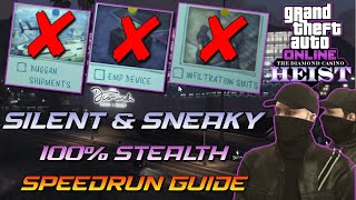 How to Speedrun Silent \& Sneaky 100% Stealth Guide NO Secondary Preps!