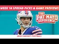 NFL Week 16 - Predictions against the Spread - YouTube