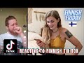 AMERICAN Reacts to FINNISH TikTok // FINNISH FRIDAY