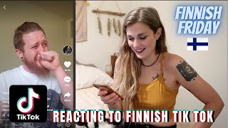 AMERICAN Reacts to FINNISH TikTok // FINNISH FRIDAY