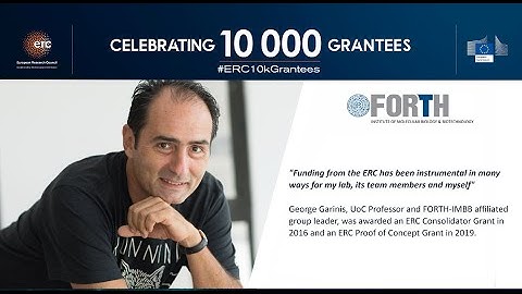 Professor George Garinis - ERC Consolidator Grant 2016,  ERC Proof of Concept Grant 2019