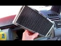 Замена салонного фильтра Mercedes W210 cabin filter replacement