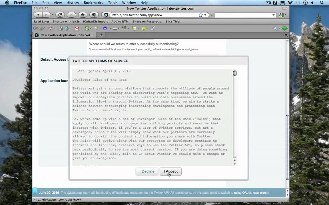 Get Ready To Create A Twitter App Youtube