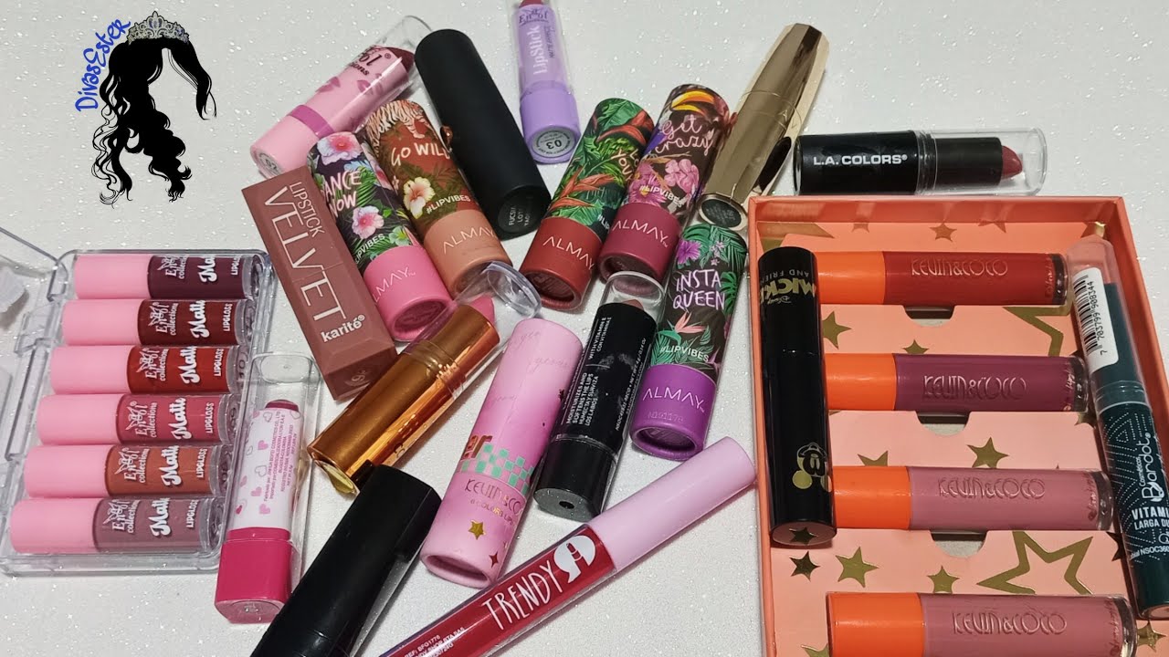 Hola! Te enseño mi colección de labiales. 💋💄💄 Project pan de labiales 2025