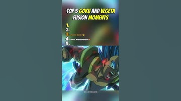 Top 5 GOKU and VEGETA Fusion Moments😈| Dragon Ball