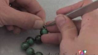 How to Attach clasps to knotted strands