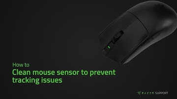 How to clean mouse sensor to prevent tracking issues