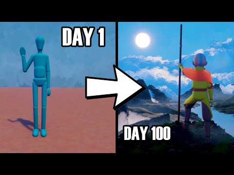 Creating my own AVATAR Fan Game! | 1000+ Hrs of Development in 11 Mins! | [Day 100] [Dreams PS4]