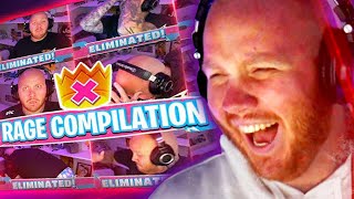 TIMTHETATMAN REACTS TO A FALL GUYS RAGE COMPILATION