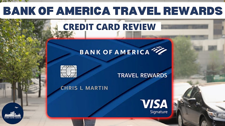 Bank of america travel rewards card travel insurance