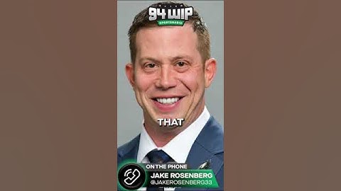 Former Eagles VP of Football Ops Jake Rosenberg says Birds are "aggressive as one could possibly be"