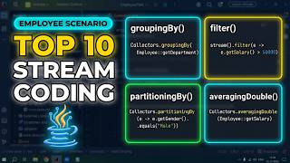 Information Java 8 Streams Interview questions || GroupingBy, Partitioning & Collectors || Part3 Update