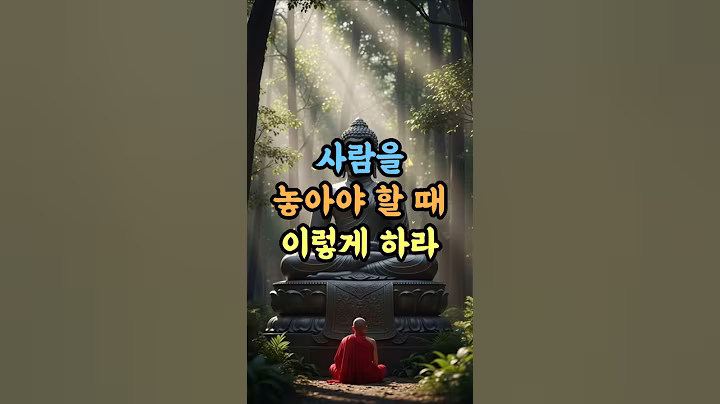 사람을 놓아야 할 때 이렇게 하라 #부처님말씀 #마음공부 #불교 #명언 #인연 #집착