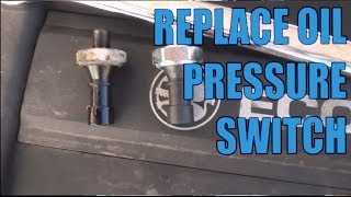 How to Replace the Oil Pressure Switch (Corsa 1.2)