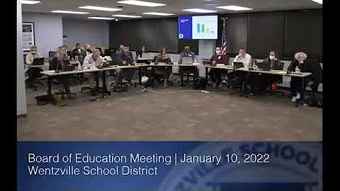 Board of Education Meeting | January 10, 2022