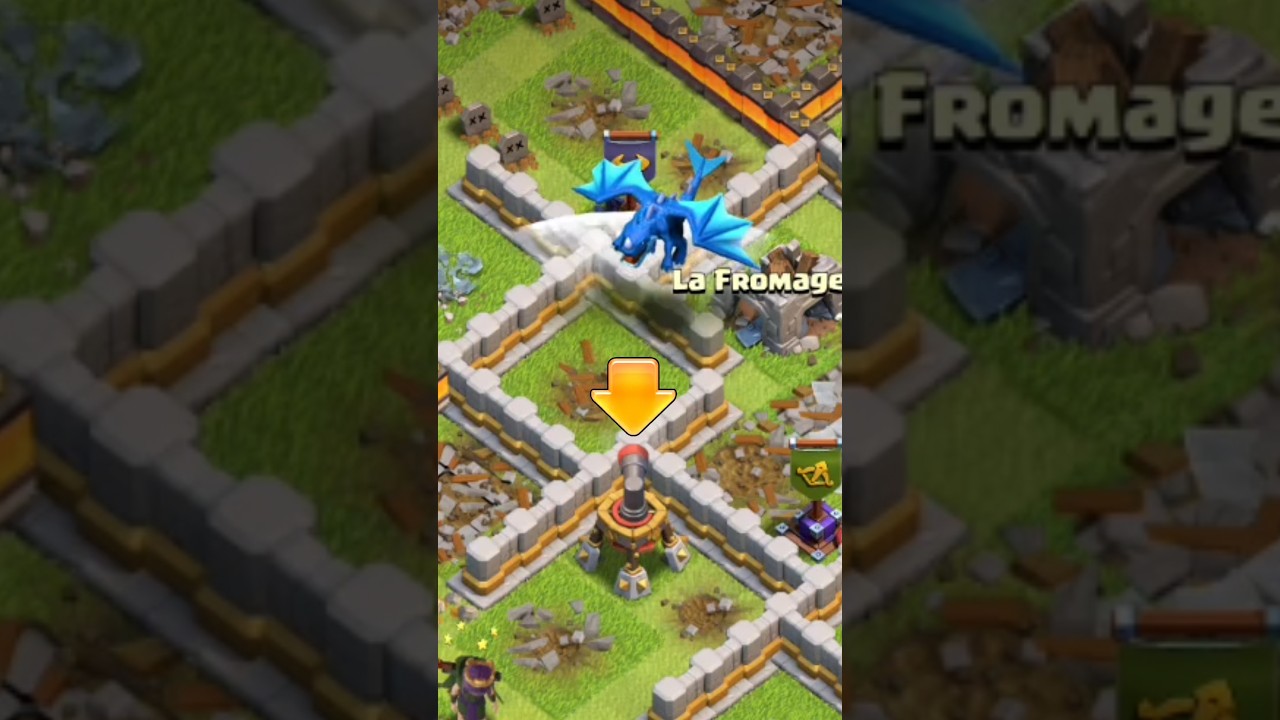 la defensa más molesta en Clash Of Clans #clashofclans #coc #shorts