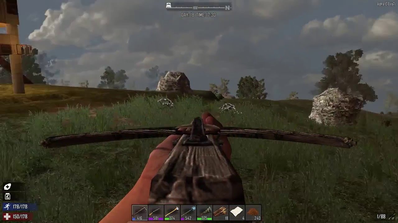 7 Days to Die [Alpha 13] соло (30) - Прямое включение 1.