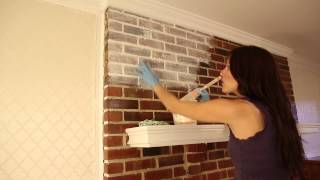 How to WHITEWASH BRICK