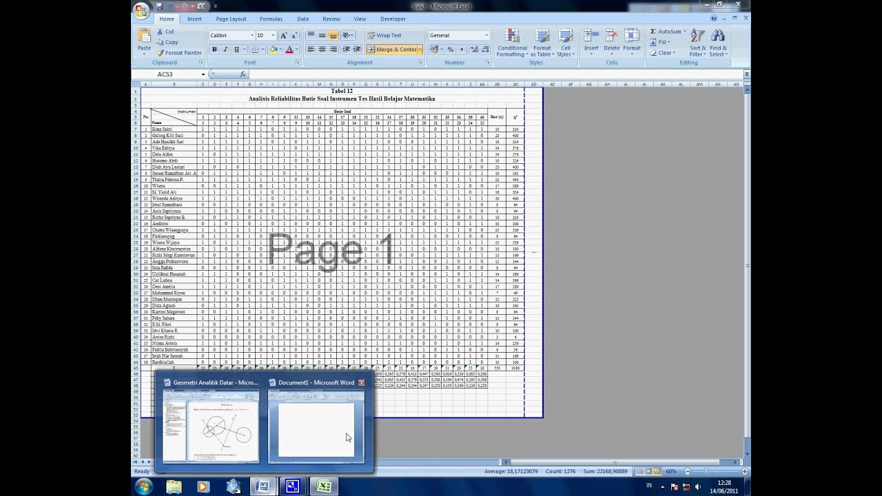 Excel to Word - YouTube