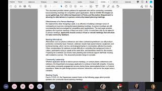 Project Selection Criteria 4   Design Input & Community Planning during COVID 19