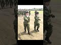 1カ月前に自衛隊に入った新隊員350名が観閲行進で行進する。多賀城駐屯地創設記念行事。