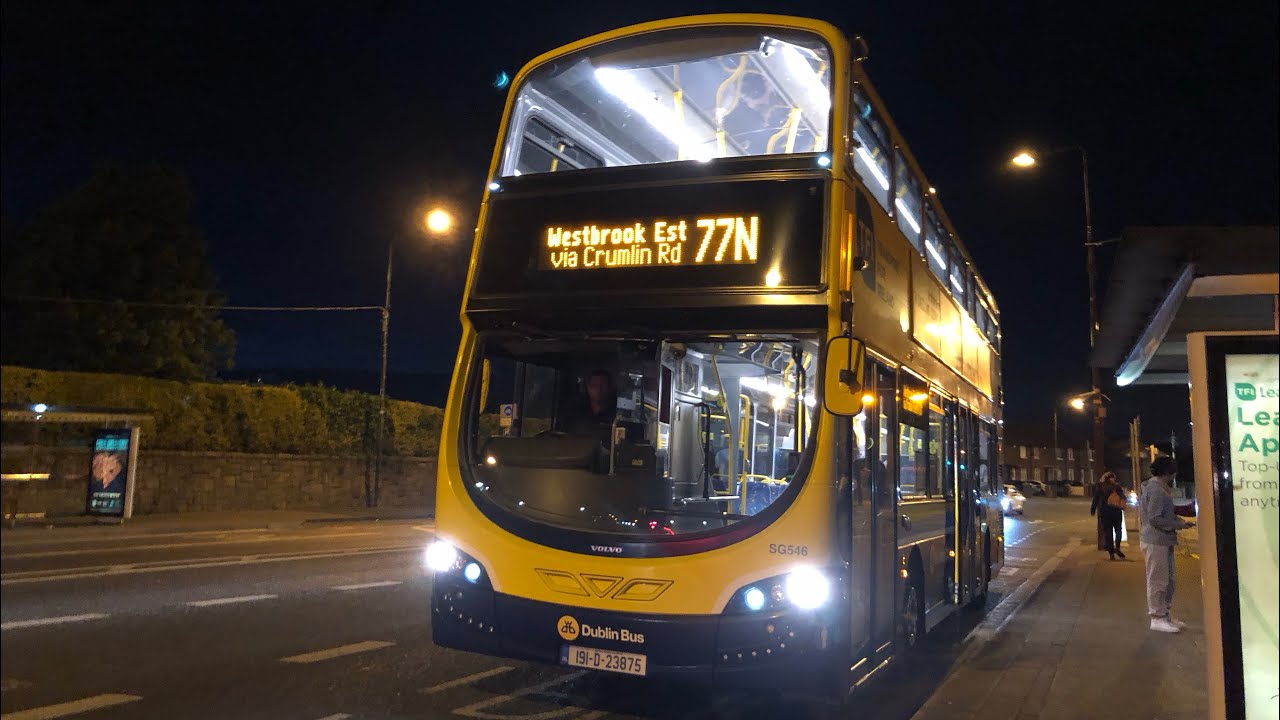 Dublin Bus | Wright Gemini 3 Volvo B5TL | SG600 (191-D-45233) | 77N to Westbrook Estate - Nitelink