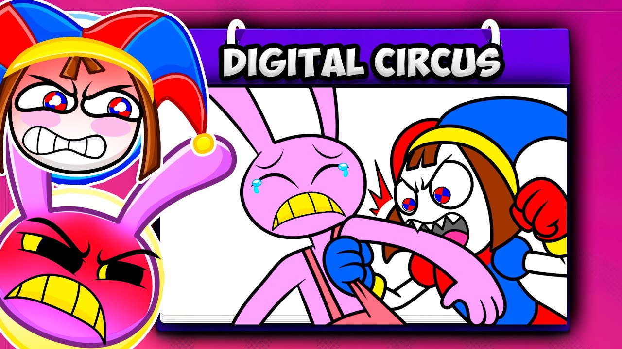 Desenhamos o NOVO EPISÓDIO do Circo Digital no Gartic Phone! | Pomni, Jax e Kinger